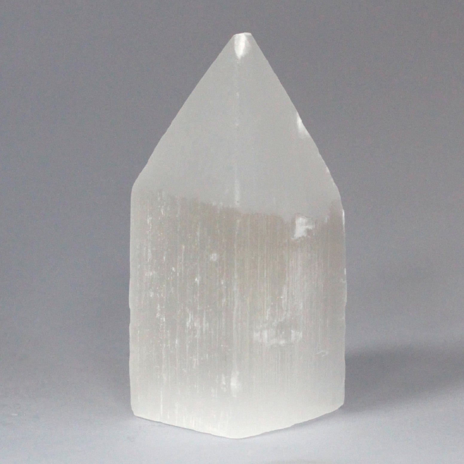 Selenite Pencil Point Tower - 10cm - Image 2