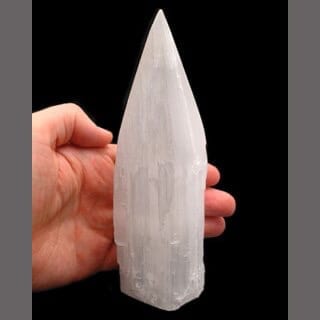 Rough Selenite with Polished Point