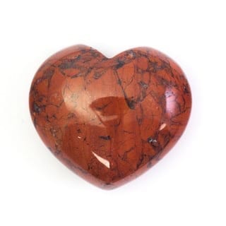 Crystal Heart - Red Jasper