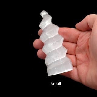 Selenite Unicorn Horn - Small (Approx 10cm)