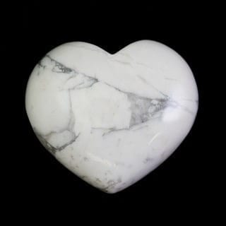 Crystal Heart - White Howlite