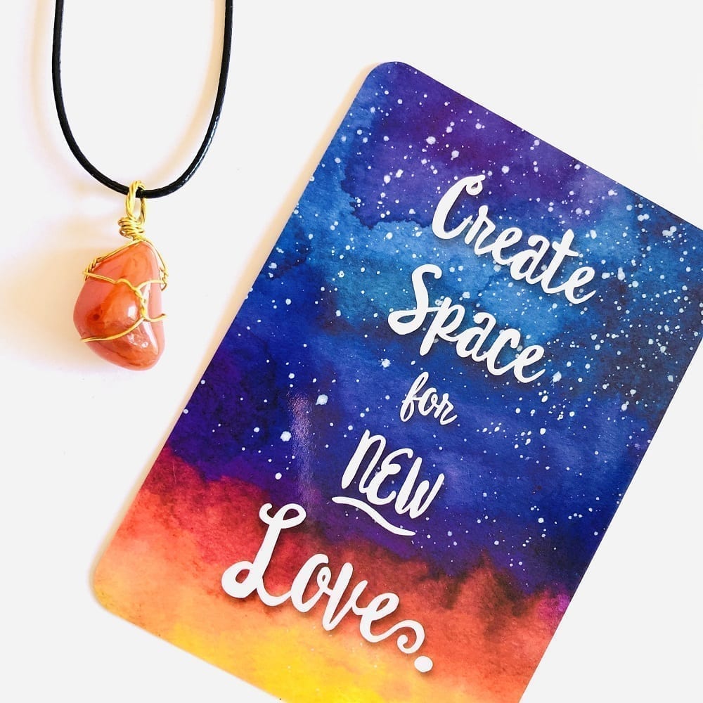 Carnelian Wire Wrapped Necklace