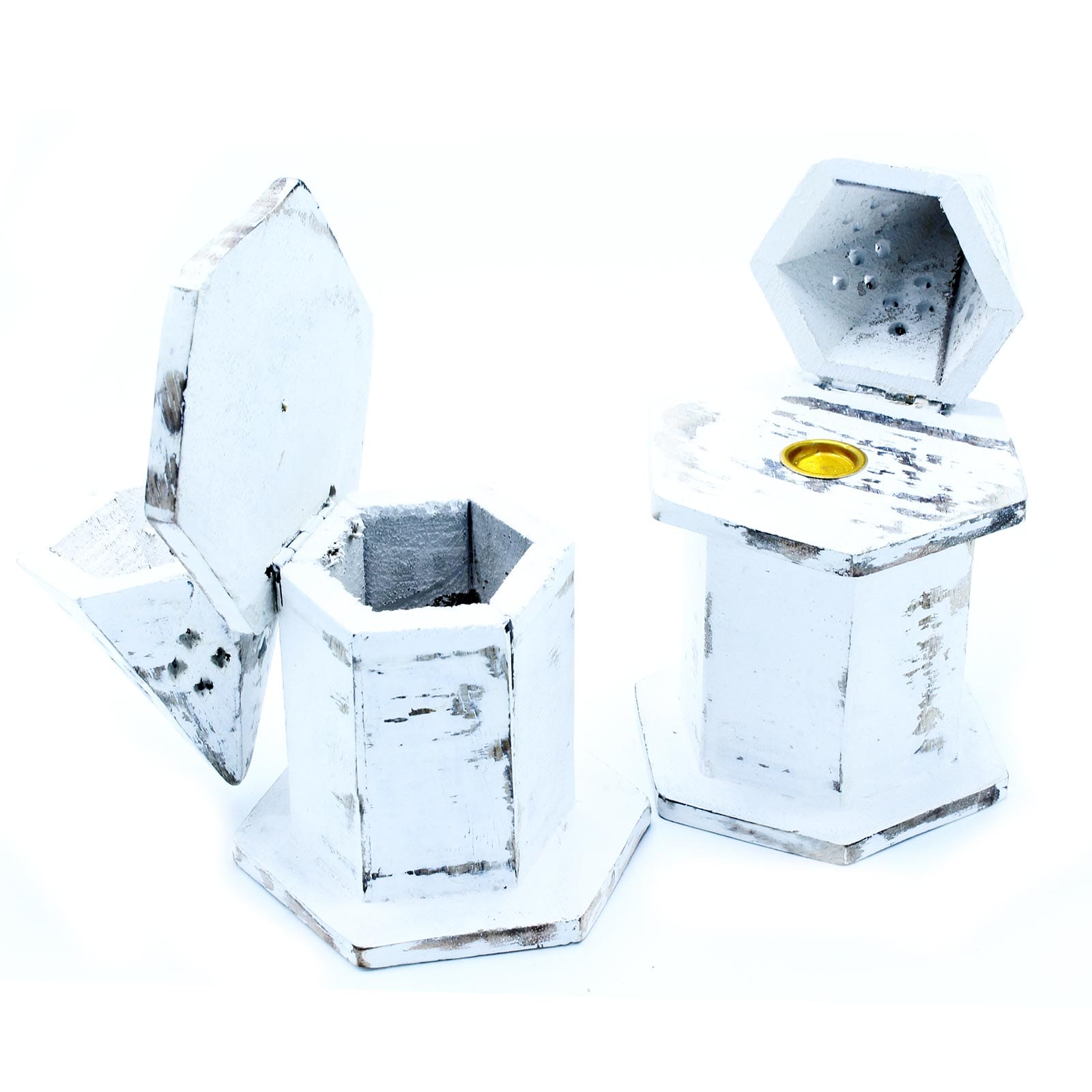 Mini Pyramid - White Wash - Image 2
