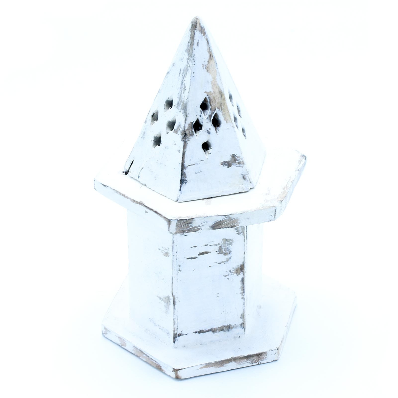 Mini Pyramid - White Wash