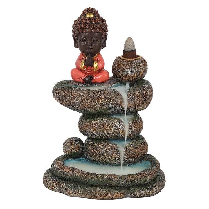 Red Buddha Backflow Incense Burner