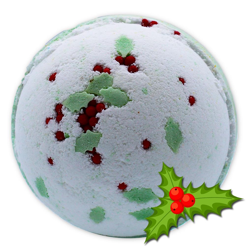 Holly Berry & Mistletoe Bath Bomb