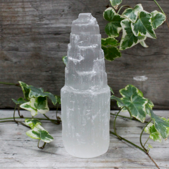 Raw Selenite Tower - 15cm