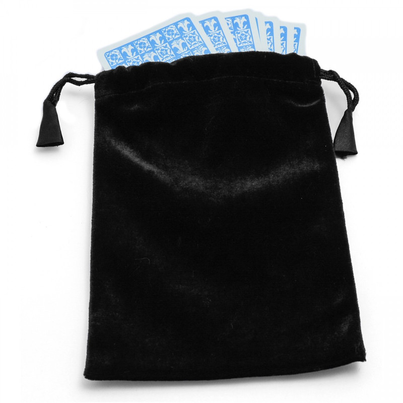 Plain Tarot/Oracle Card Bag - Black