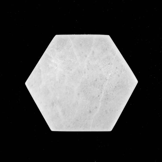 Selenite Hexagonal Plate