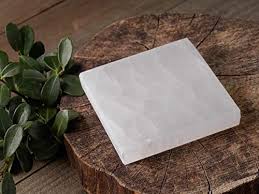 Selenite Square Plate