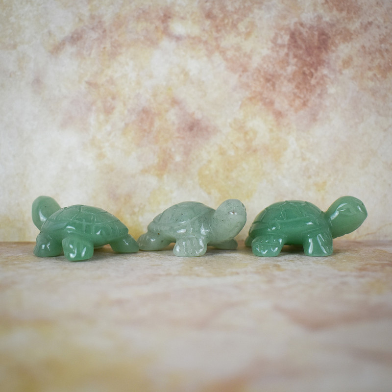 Green Aventurine Tortoise - Image 2