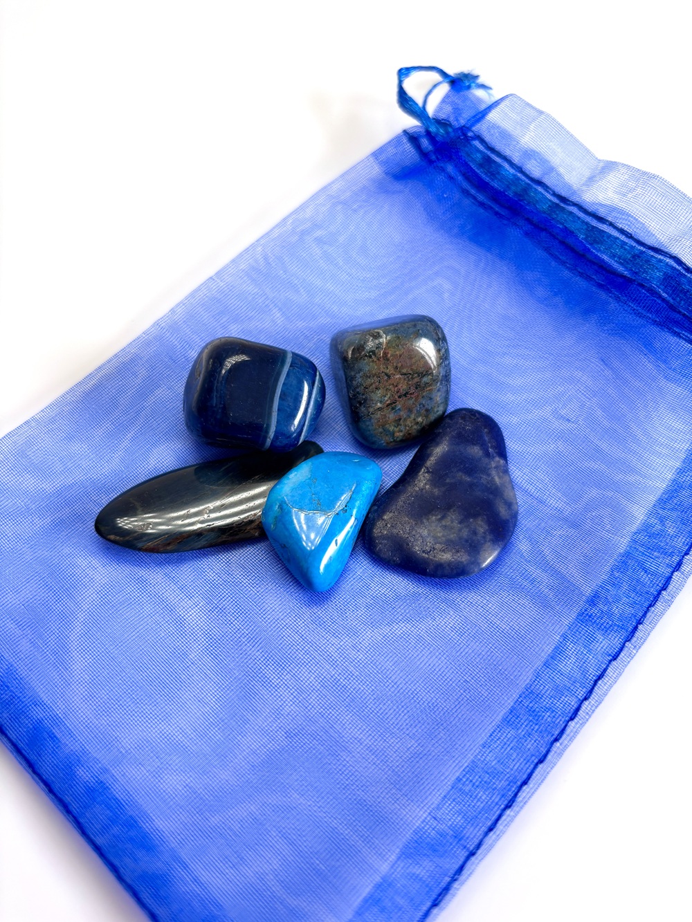 Throat Chakra Crystal Set
